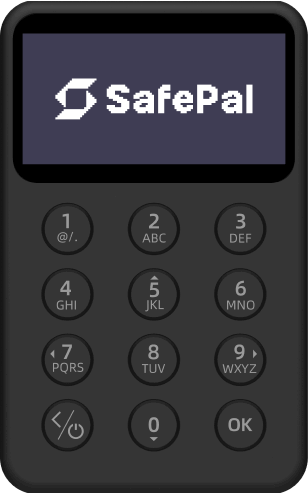 SafePal X1 em imagem oficial do fabricante