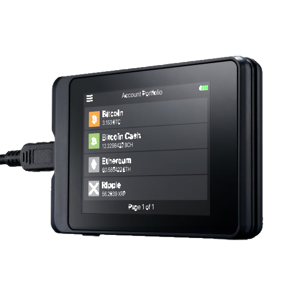 SecuX W10 (USB-C) em imagem oficial do fabricante
